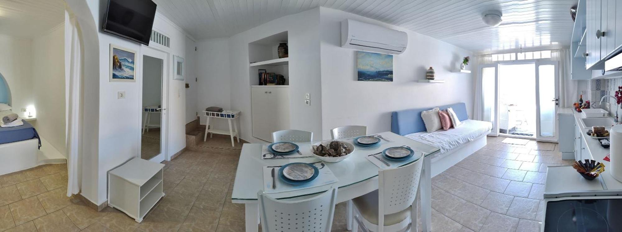 Blue Mare Apartments On The Beach Firopotamos Cameră foto